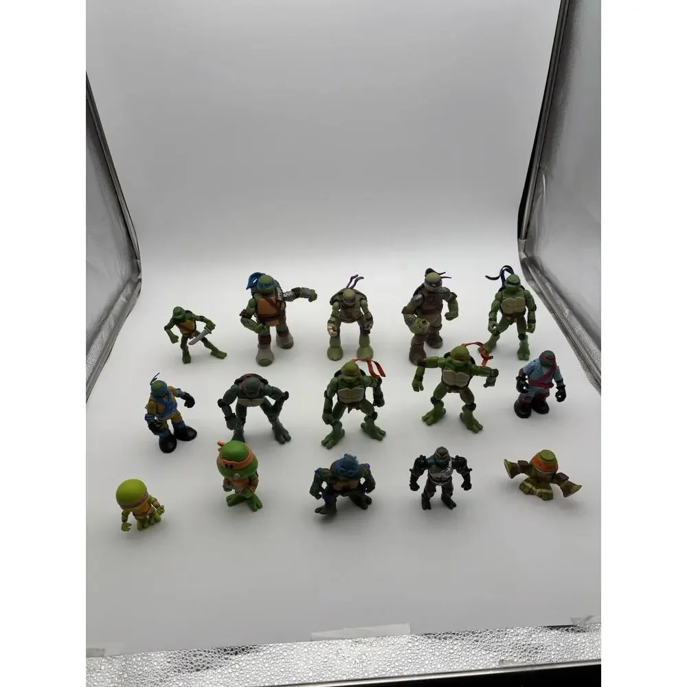 15 - TMNT Action Figure Toy Lot 2000’s Teenage Mutant Ninja Turtles Vintage
